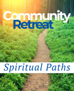 A path in the woods for our community retreat