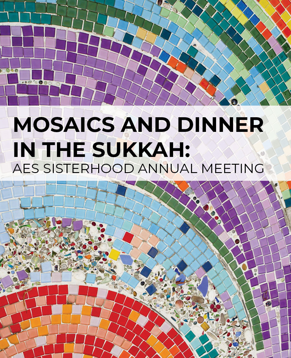 Mosaics and Dinner in the Sukkah: Annual Meeting of the Anshe Emet Sisterhood