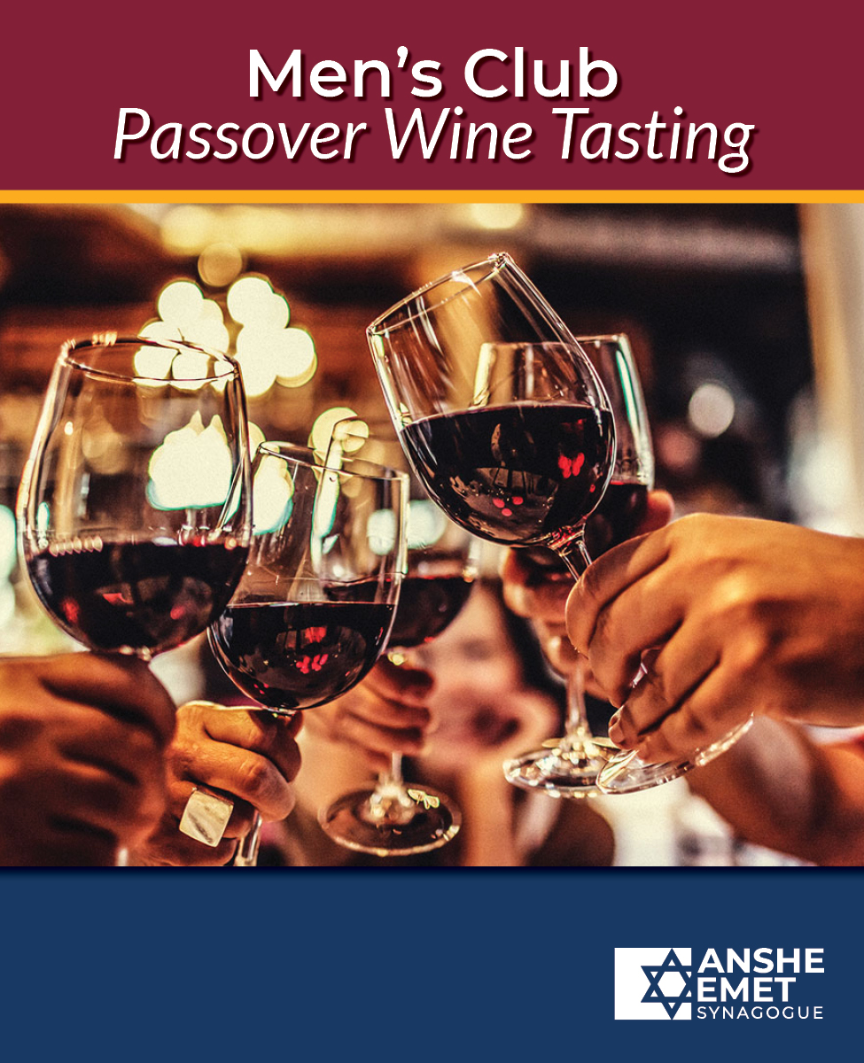 Men's Club Passover Wine Tasting at Binny's